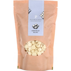 White chocolate in a bag