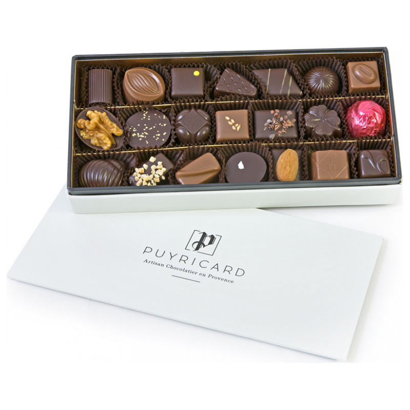 Coffret « Joyeux Anniversaire » 240 g - La chocolaterie de Puyricard