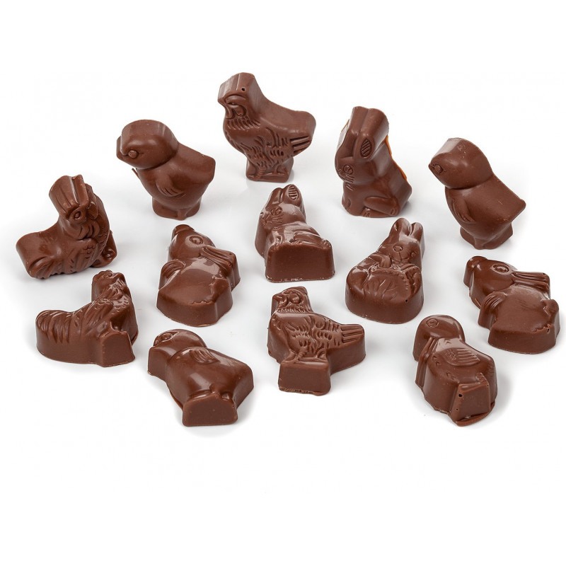 Ballotin sujets pralinés de Pâques chocolat -Chocolaterie de Puyricard