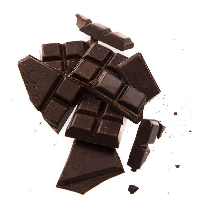 Tablette de chocolat noir noisettes 110g - Chocolaterie de Puyricard
